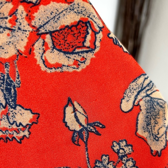 MINKPINK coral floral print summer dress - Picture 7 of 7